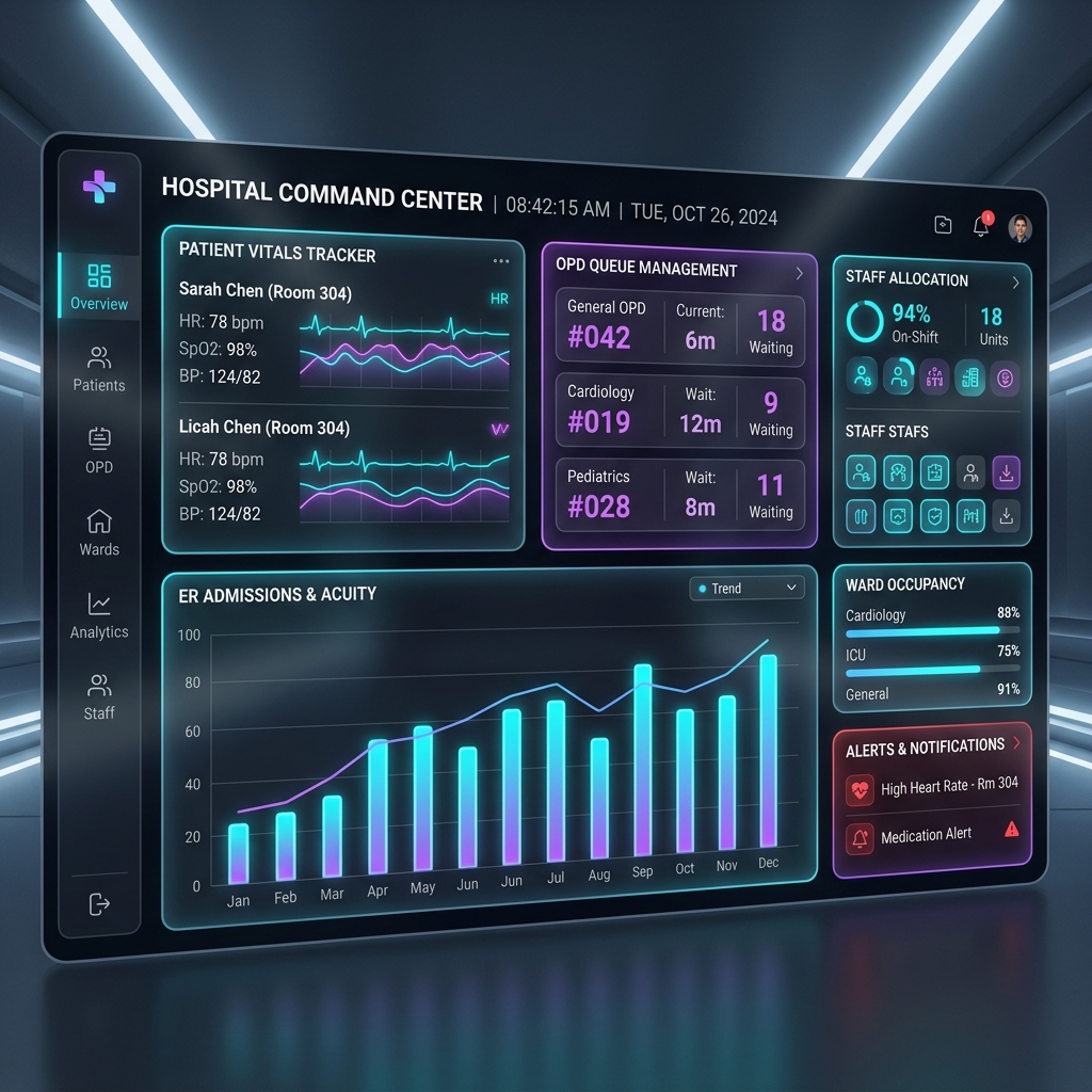 AI HMS Dashboard Preview